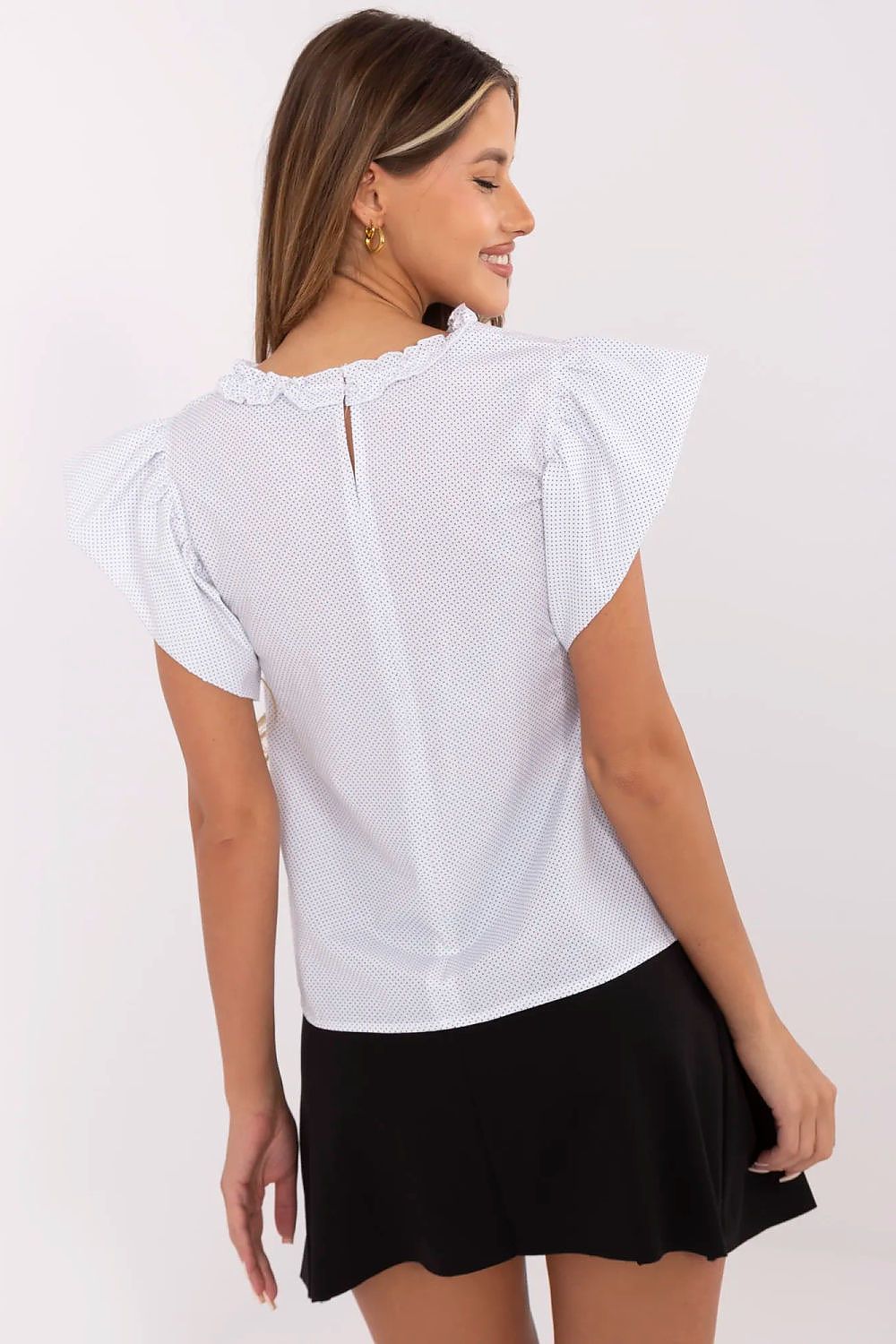 Blouse met Kant Detail - Lakerta - Zehra-clothing