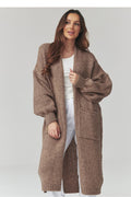Oversized Cardigan - Makadamia - Zehra-clothing