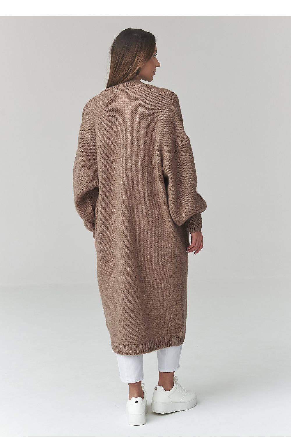 Oversized Cardigan - Makadamia - Zehra-clothing
