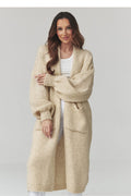 Oversized Cardigan - Makadamia (Kleur 2) - Zehra-clothing
