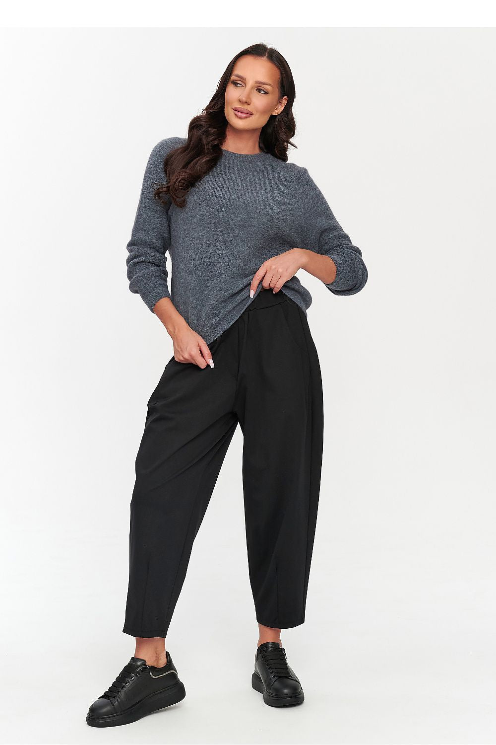 Ronde Hals Trui - Makadamia (Kleur 2) - Zehra-clothing