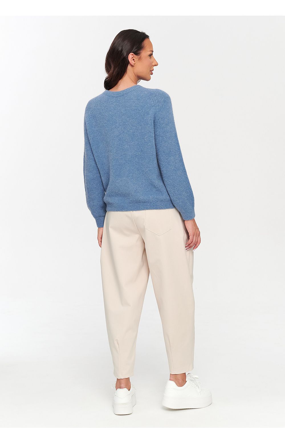 Ronde Hals Trui - Makadamia (Kleur 3) - Zehra-clothing