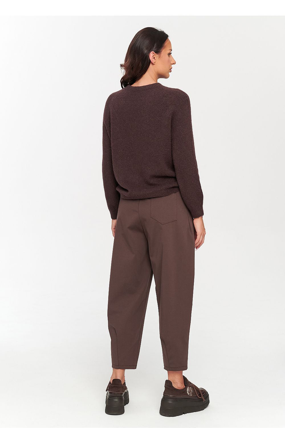 Ronde Hals Trui - Makadamia (Kleur 4) - Zehra-clothing