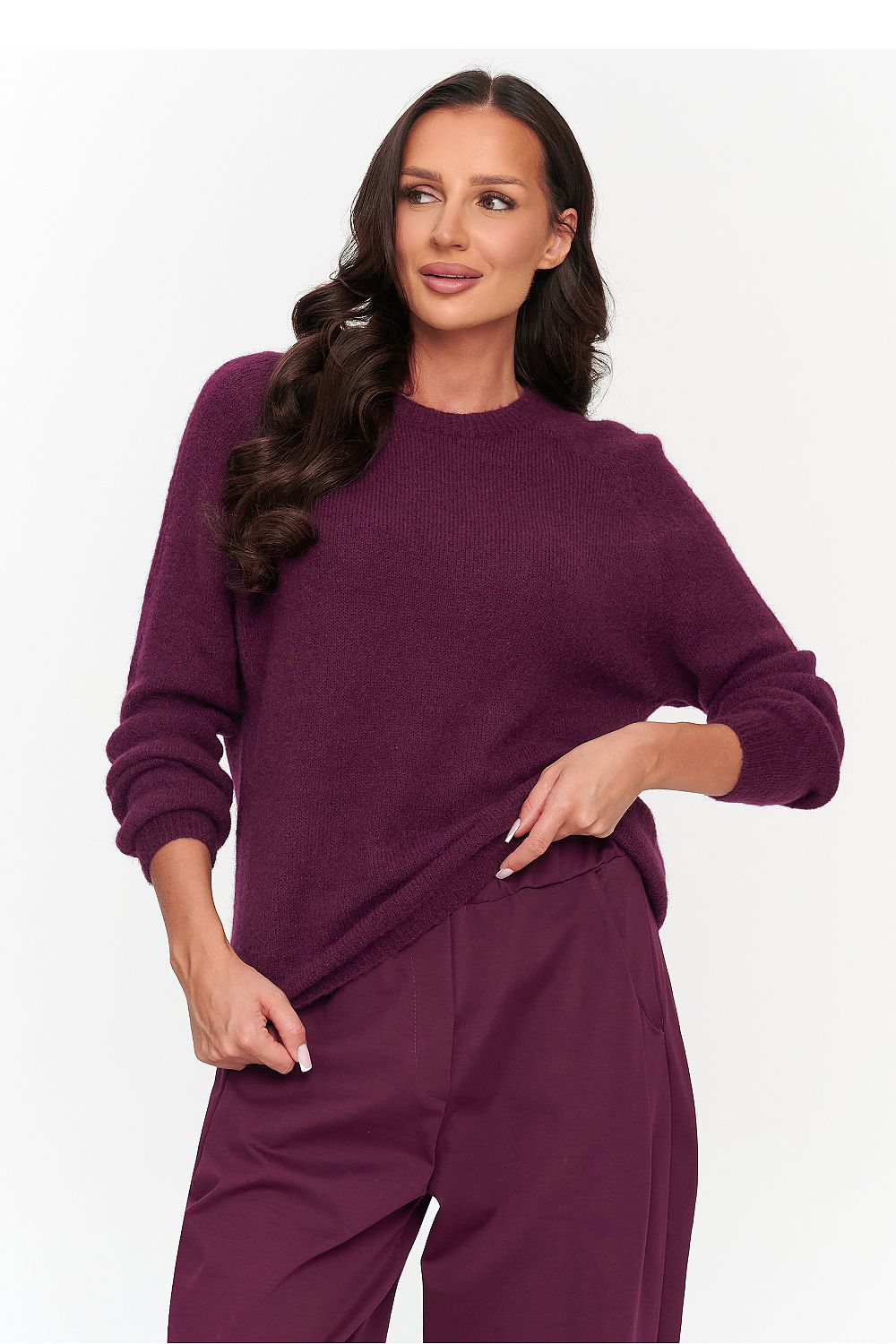 Ronde Hals Trui - Makadamia (Kleur 5) - Zehra-clothing