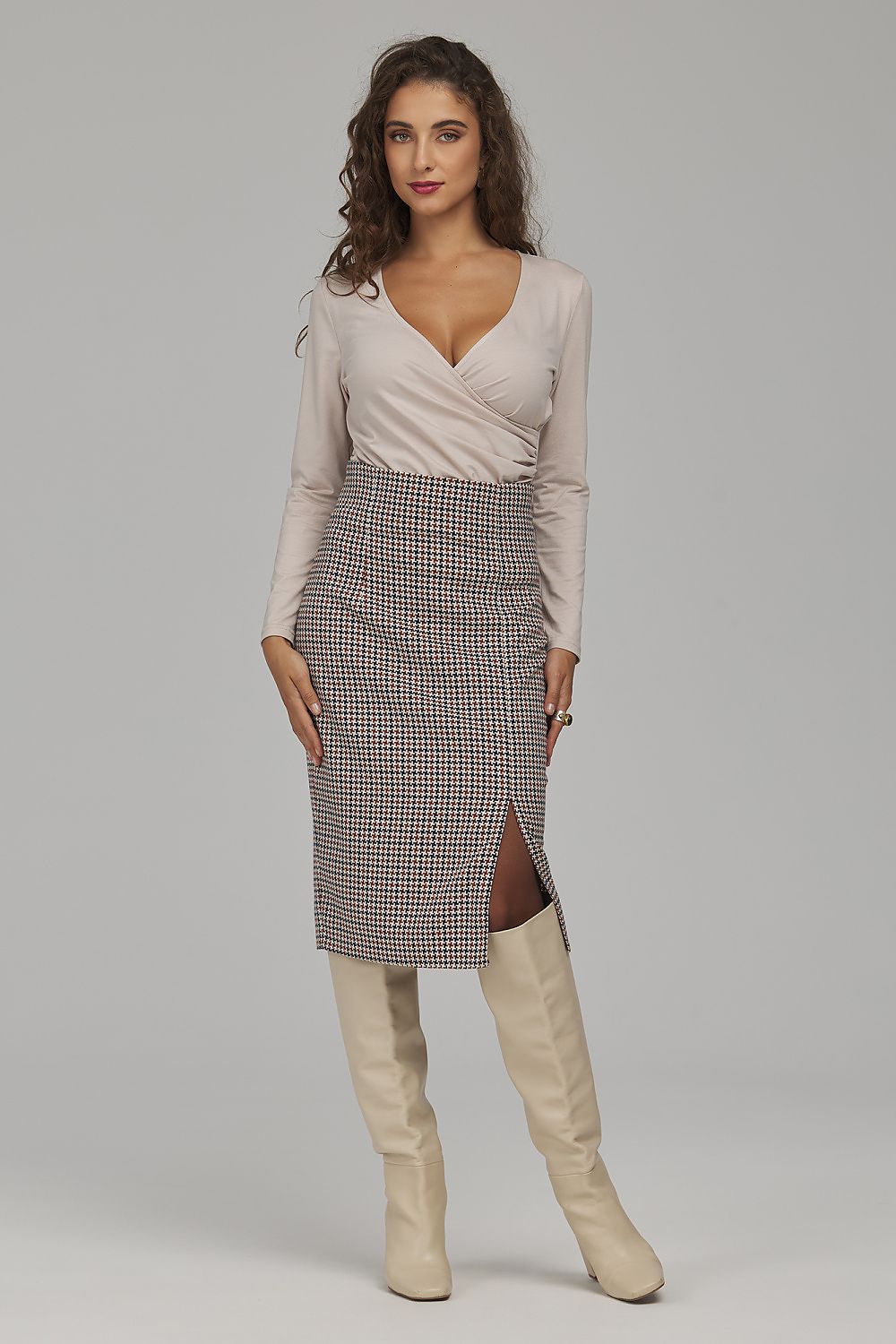 Slim Fit Blouse - Nife - Zehra-clothing